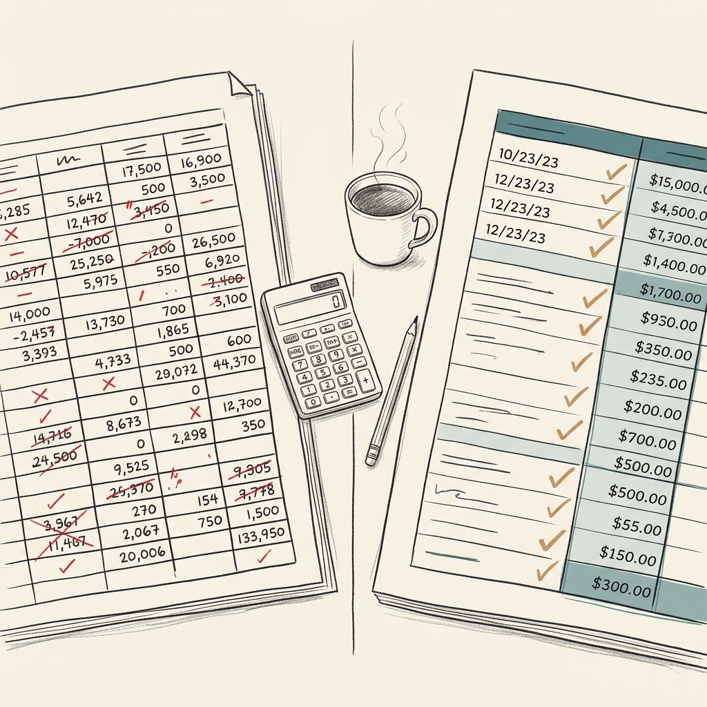 Reconciliation prep tool